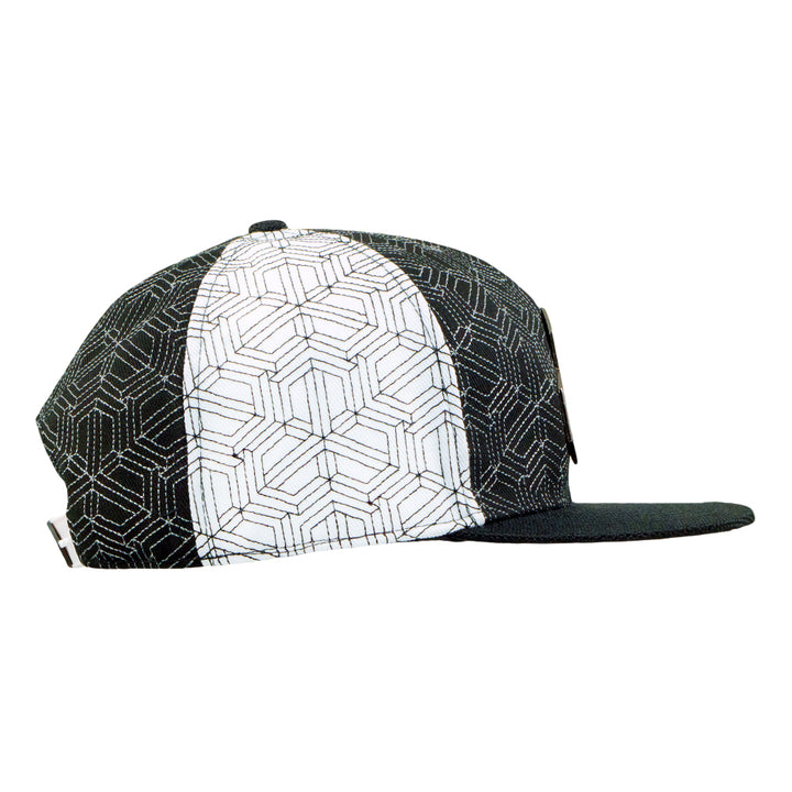 Isomatrix Black White Snapback Hat