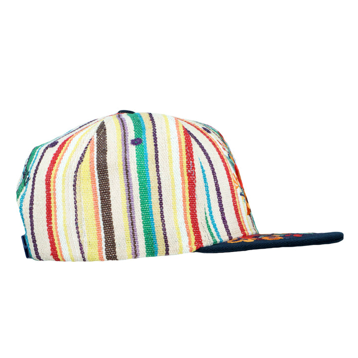 Dia De Los Muertos Sugar Skull Tan Snapback Hat