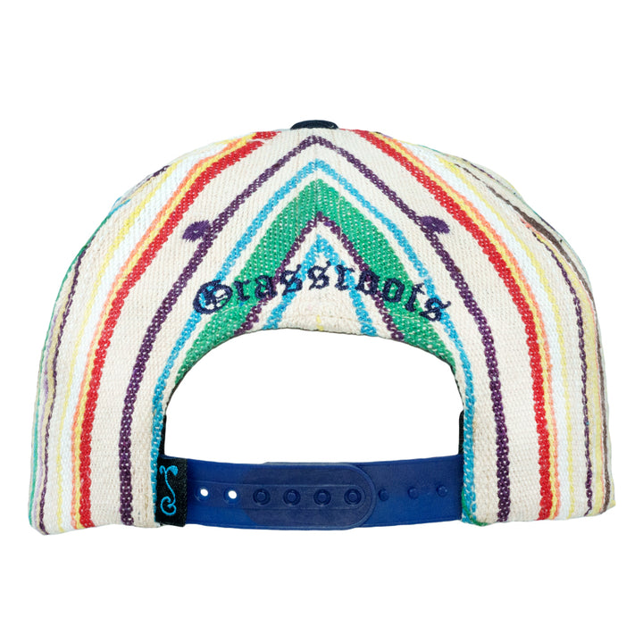 Dia De Los Muertos Sugar Skull Tan Snapback Hat
