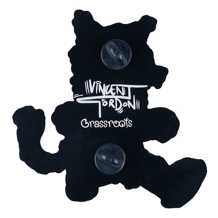 Vincent Gordon Dead Cats Orange Cat Pin
