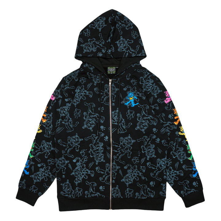 Vincent Gordon Dead Cats Black Zip Up Hoodie