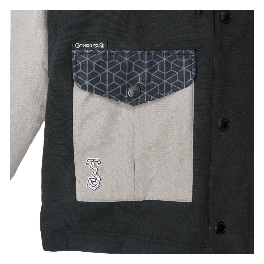 Isomatrix Black Sherpa Parka Jacket