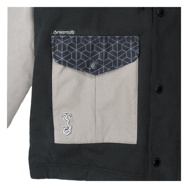 Isomatrix Black Sherpa Parka Jacket