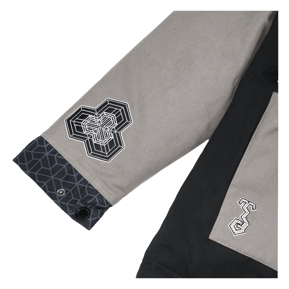 Isomatrix Black Sherpa Parka Jacket