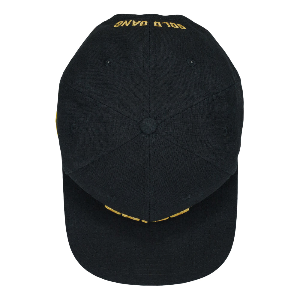 Shine Black Gold Snapback Hat