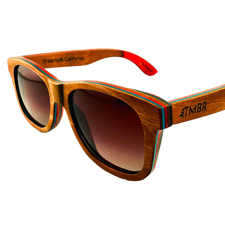 TMBR Jerry Garcia The Traveler Natural w/ Rose Sunglasses