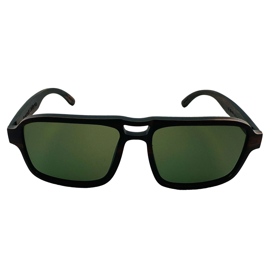 TMBR Jerry Garcia The Vintage Black w/ Green Sunglasses