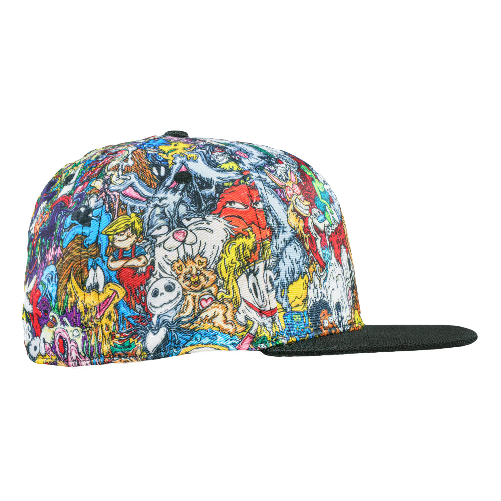 Vincent Gordon Cartoon Gumbo Fitted Hat