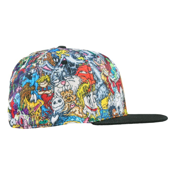 Vincent Gordon Cartoon Gumbo Fitted Hat