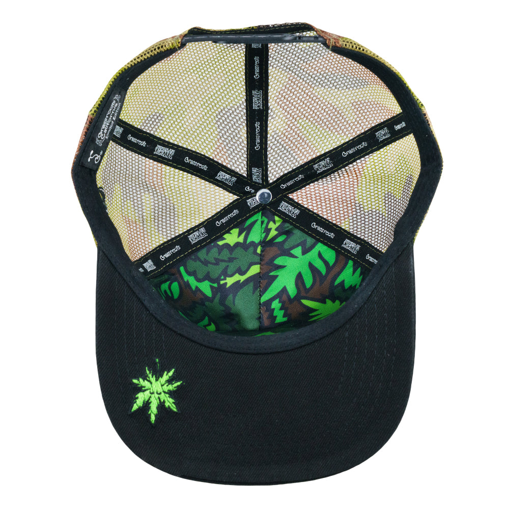 Bigfoot Greenskeeper Camo Mesh Snapback Hat