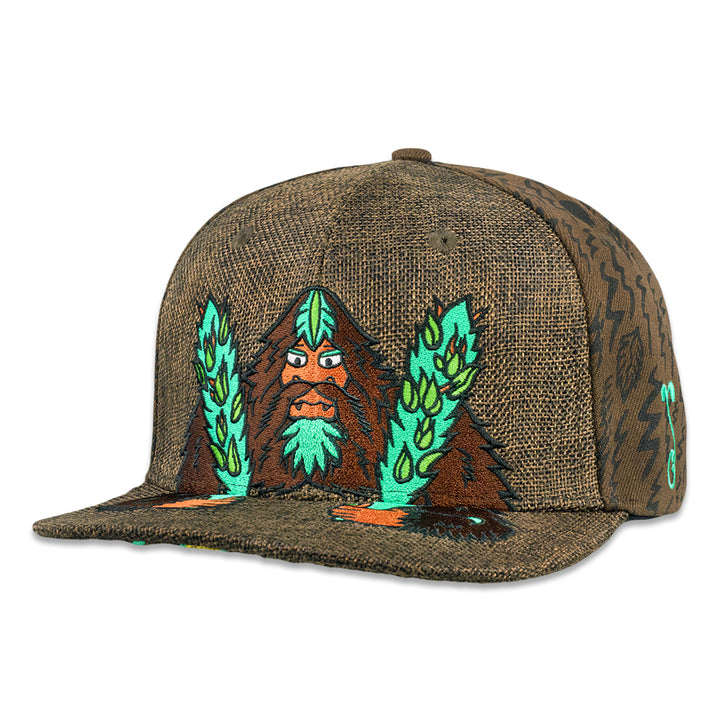 Bigfoot Bud Guardian Brown Snapback Hat