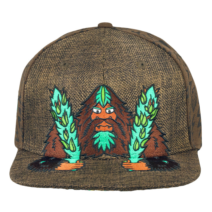 Bigfoot Bud Guardian Brown Snapback Hat