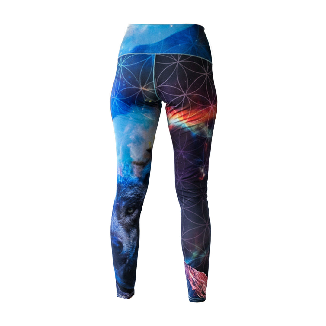 Colorado Threads Wolf Navy Leggings