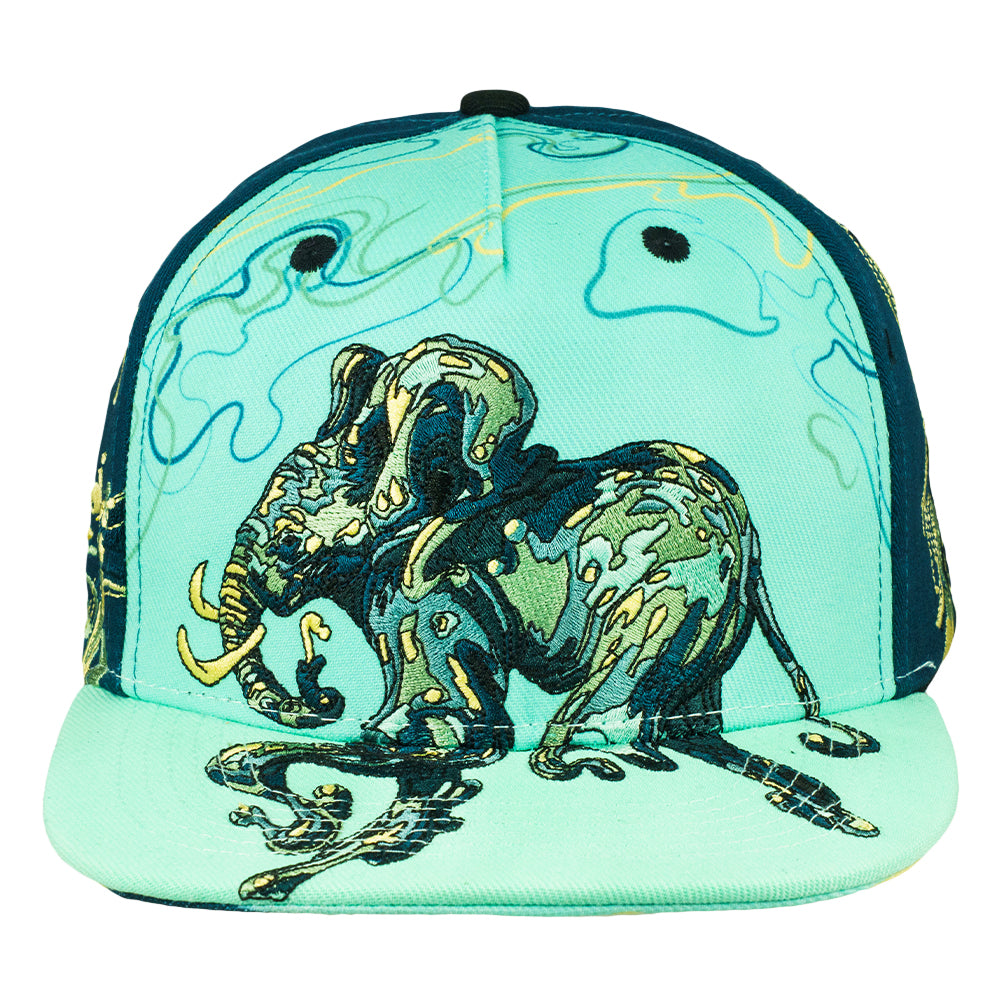 Swartz Brothers Dripping Elephant Green Snapback Hat