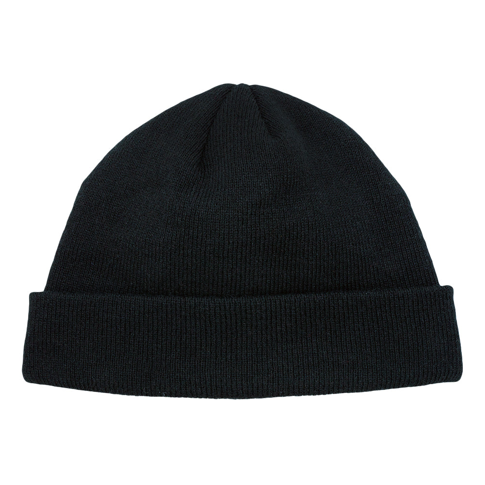 G Sprout Hex Badge Black Cuff Beanie