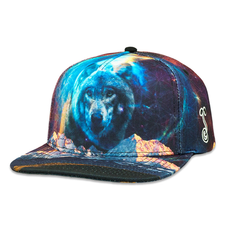 Colorado Threads Wolf Navy Snapback Hat