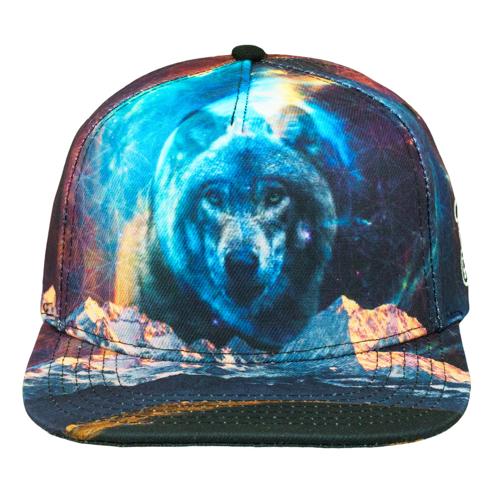 Colorado Threads Wolf Navy Snapback Hat
