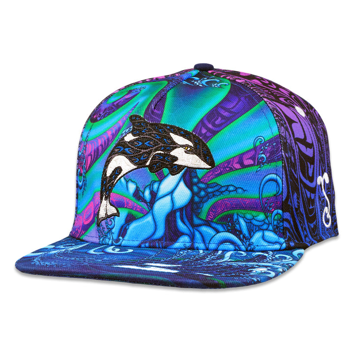 Phil Lewis Orca Purple Fitted Hat
