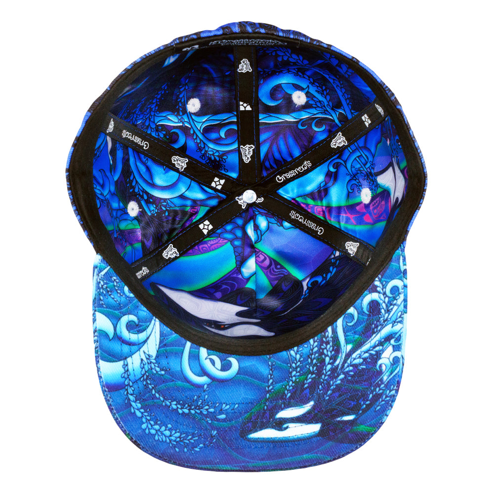 Phil Lewis Orca Purple Fitted Hat