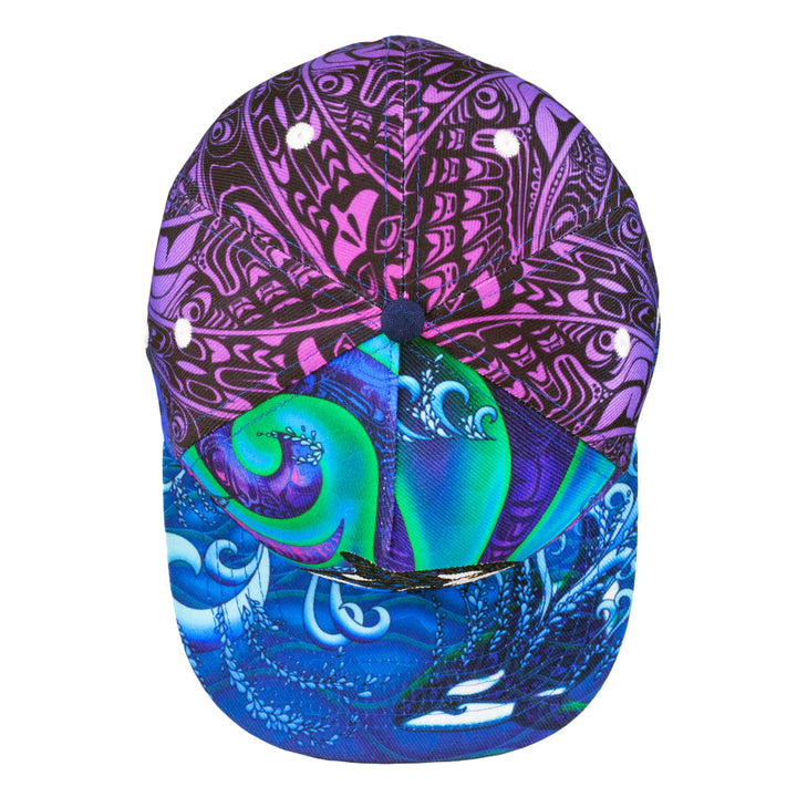 Phil Lewis Orca Purple Fitted Hat