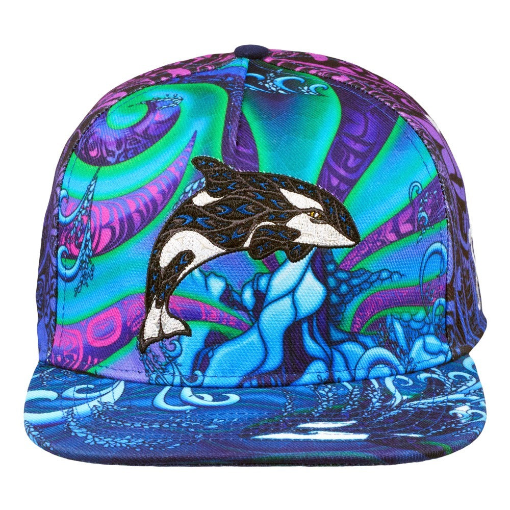 Phil Lewis Orca Purple Fitted Hat