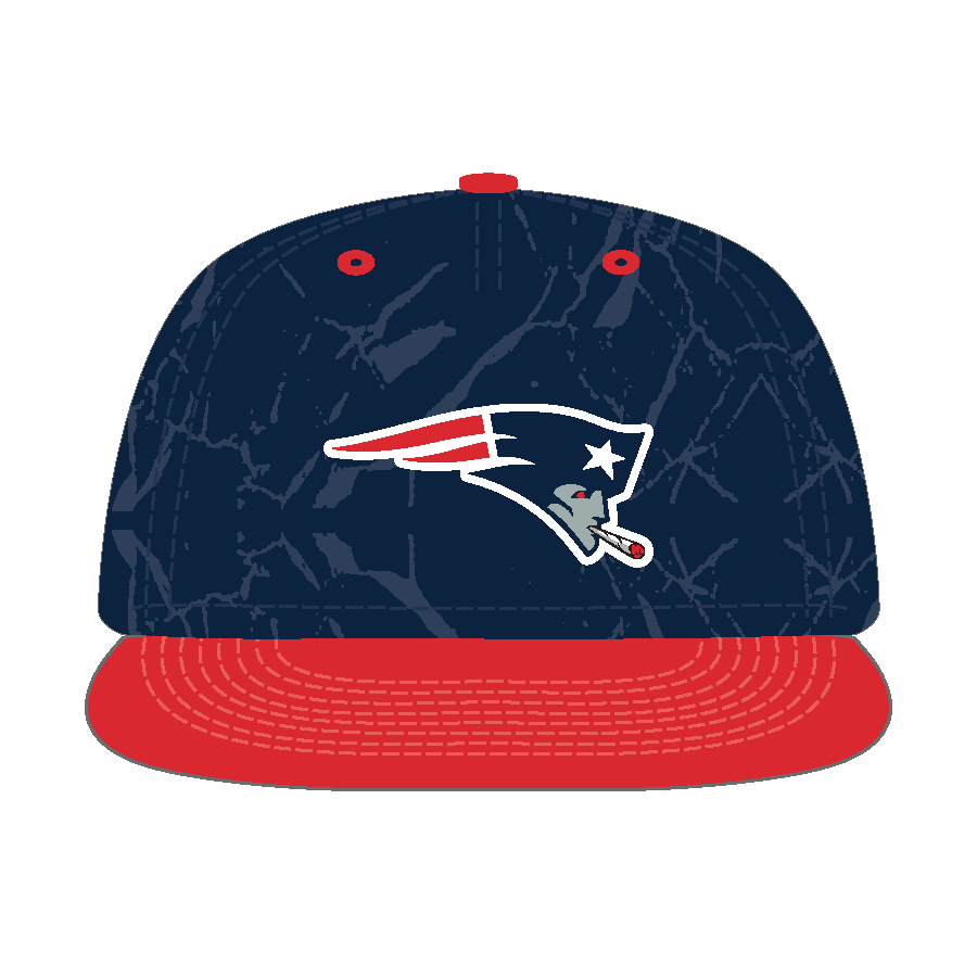 *PRE-ORDER* New England Potheads Navy Snapback Hat