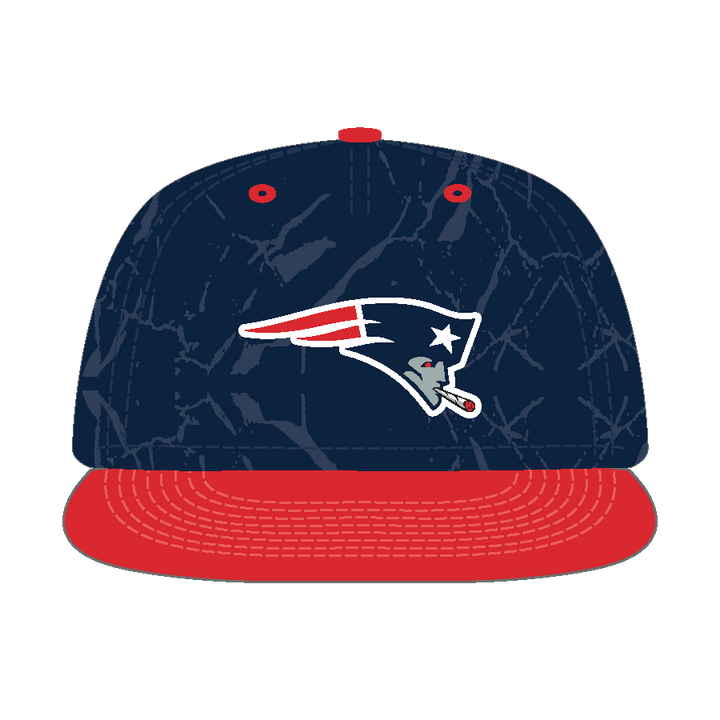 *PRE-ORDER* New England Potheads Navy Snapback Hat