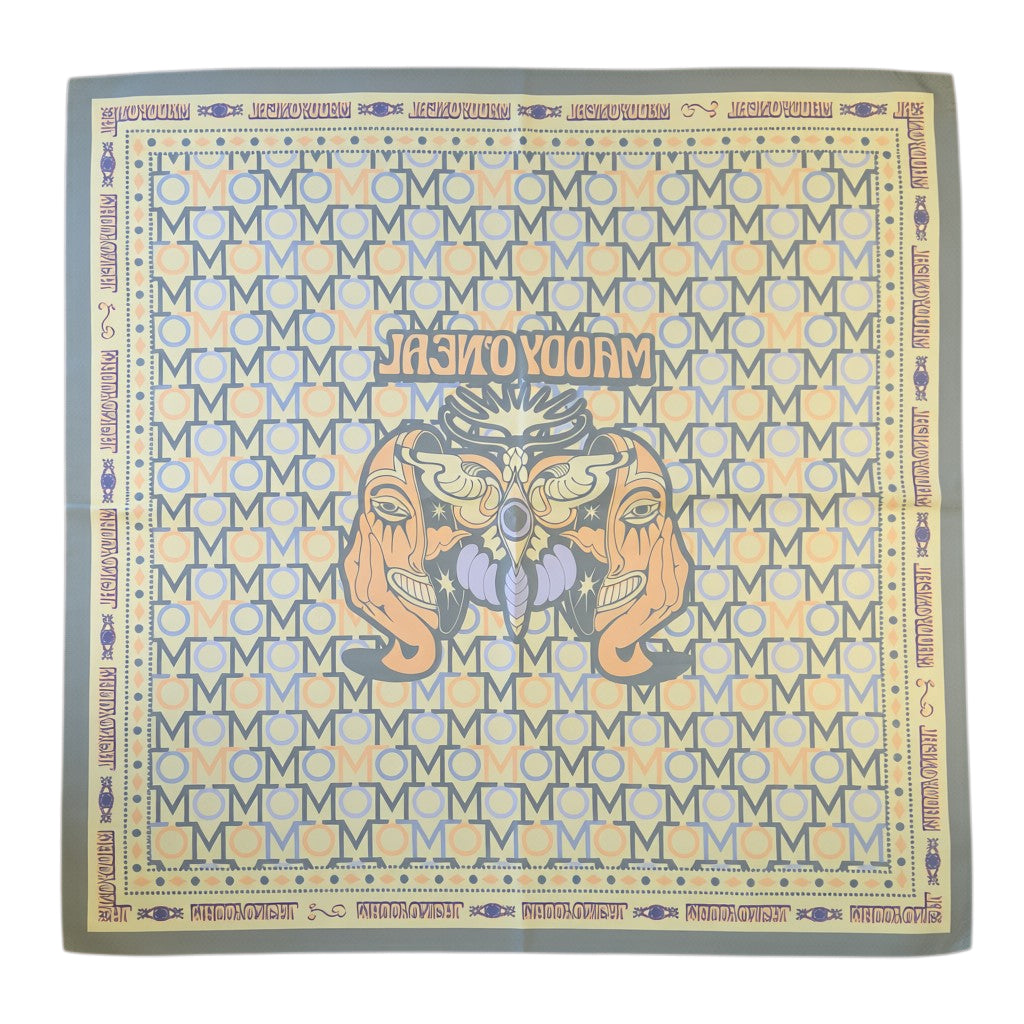 Maddy O'Neal Creatures Of My Mind Green Head Scarf