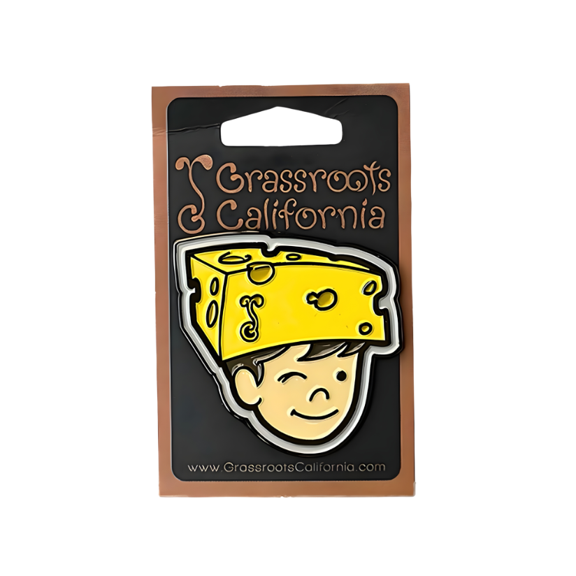 Green Bowl Packers Cheesehead Pin