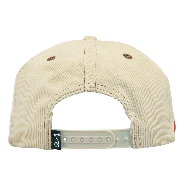 Maddy O'Neal Creatures Of My Mind Cream Corduroy Unstructured Snapback Hat