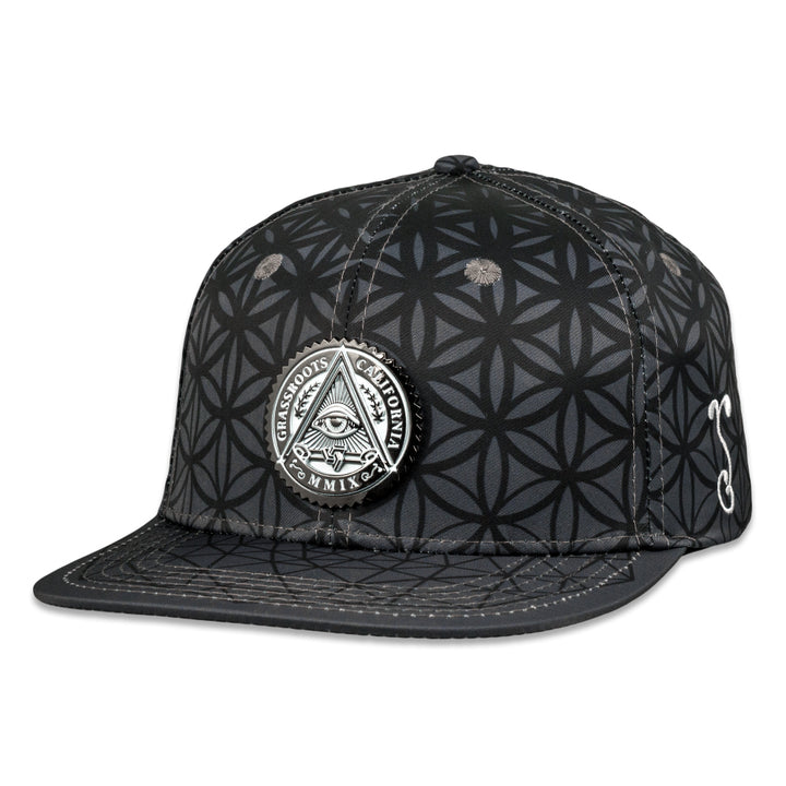 Secret Civilization Black Snapback Hat