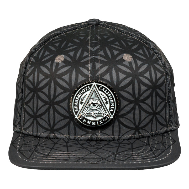Secret Civilization Black Snapback Hat