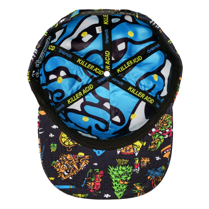 Killer Acid Get Lost Black Snapback Hat