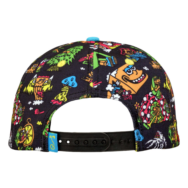 Killer Acid Get Lost Black Snapback Hat