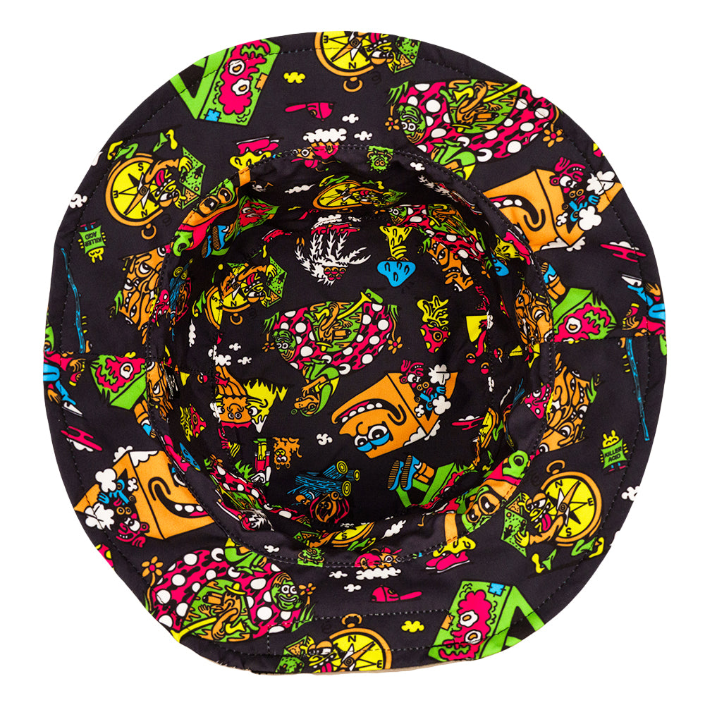 Killer Acid Get Lost Reversible Bucket Hat
