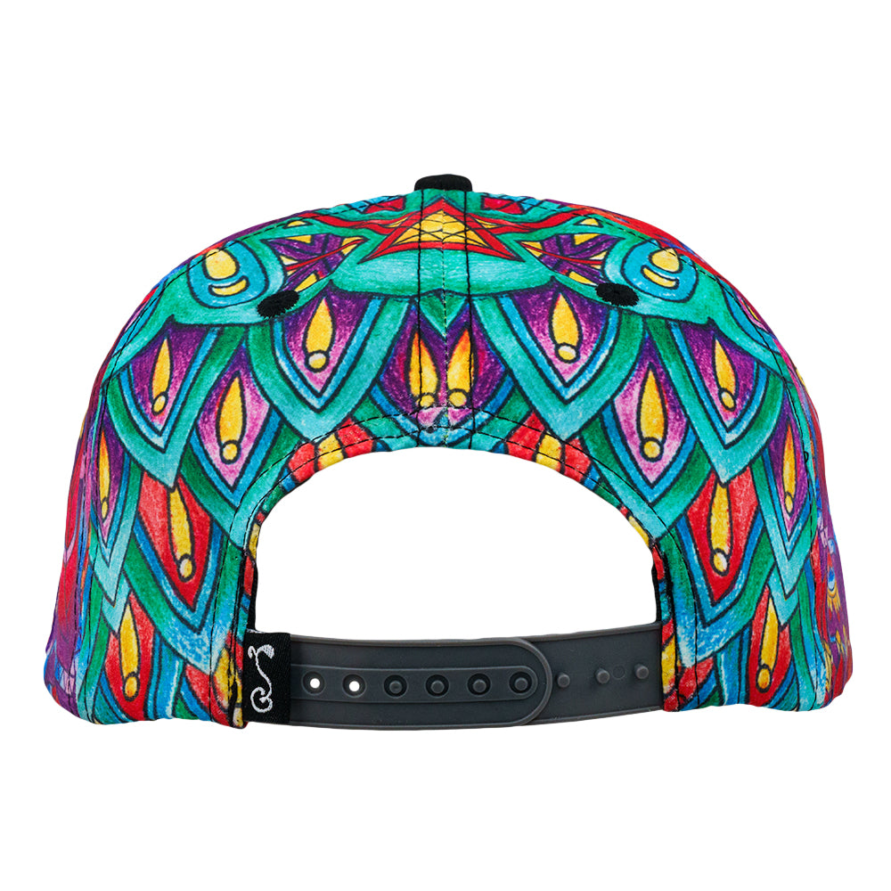 MegaScopes Green Owl Snapback hat