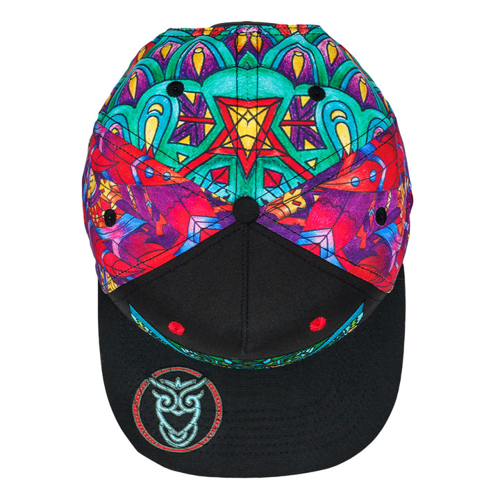 MegaScopes Green Owl Snapback hat