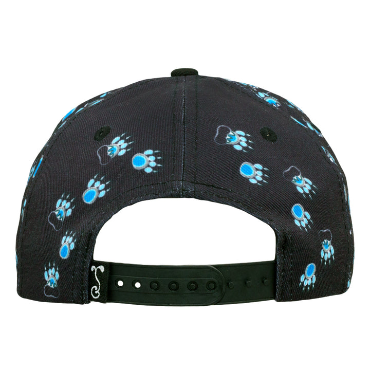 Paw Mountains Blue 501 Snapback Hat