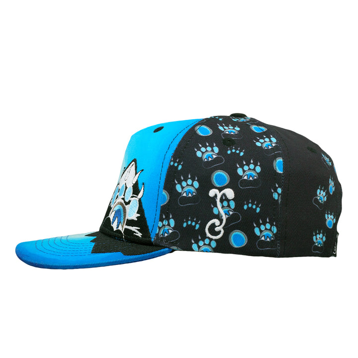 Paw Mountains Blue 501 Snapback Hat