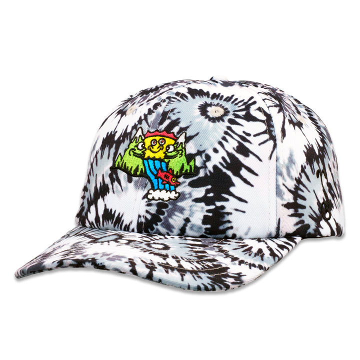 Killer Acid Get Lost Grey Tie-Dye Dad Hat