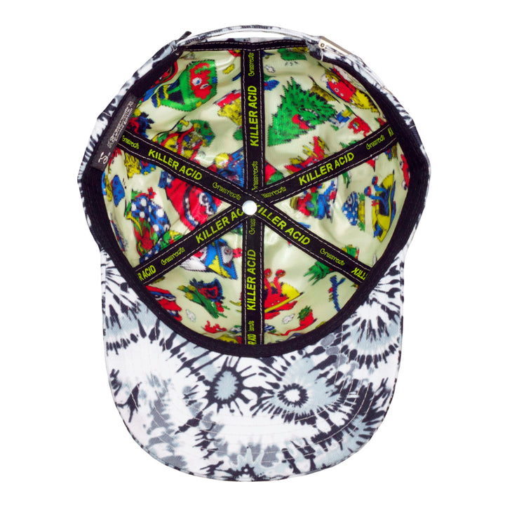 Killer Acid Get Lost Grey Tie-Dye Dad Hat
