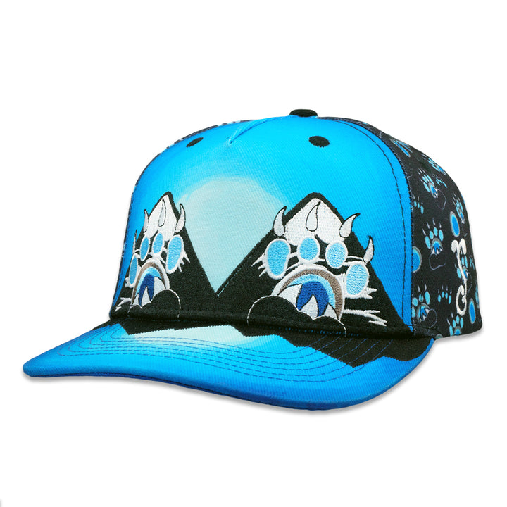 Paw Mountains Blue 501 Snapback Hat