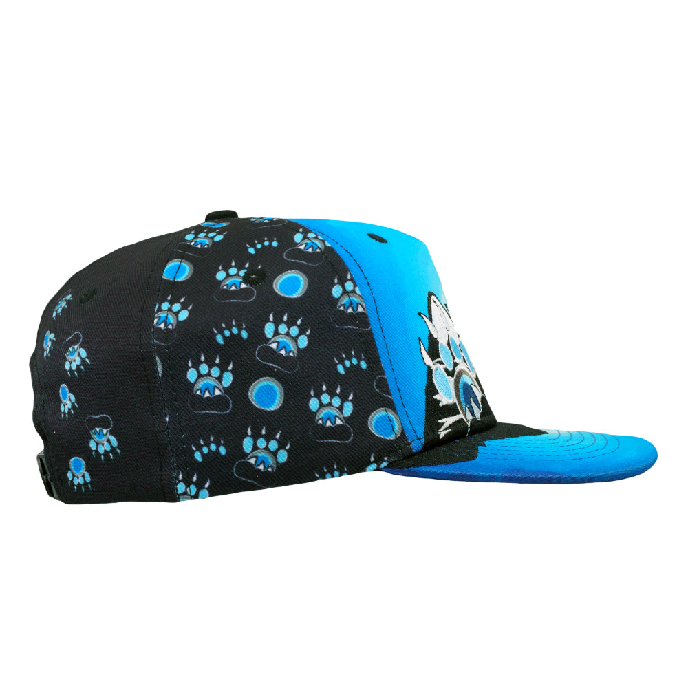 Paw Mountains Blue Kids 501 Snapback Hat