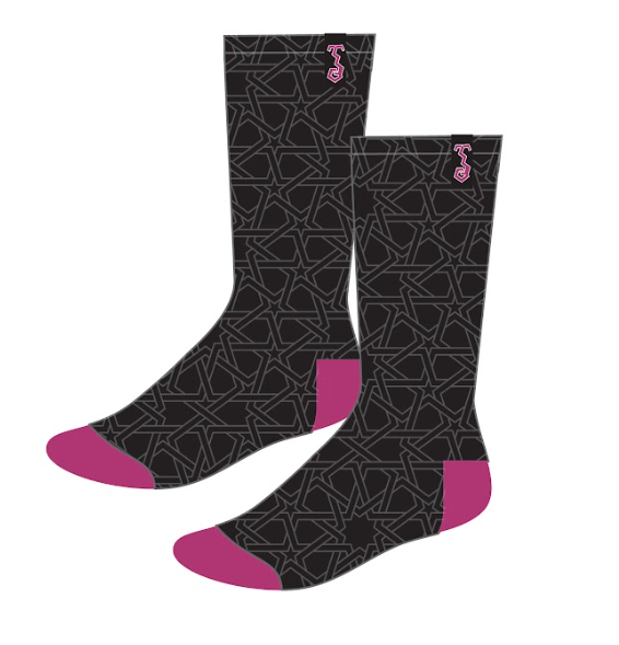 17th Anniversary Black Socks