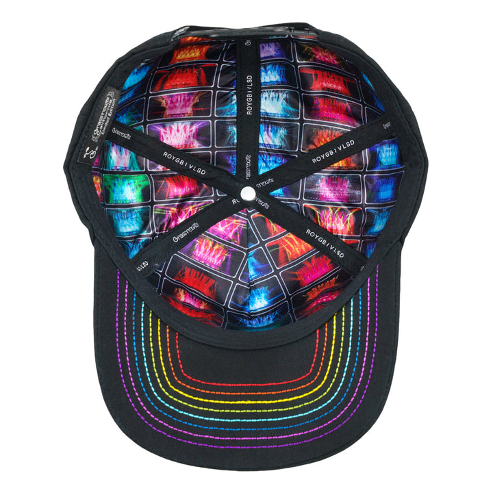 Saxton ROYGBIV Black 501 Snapback Hat
