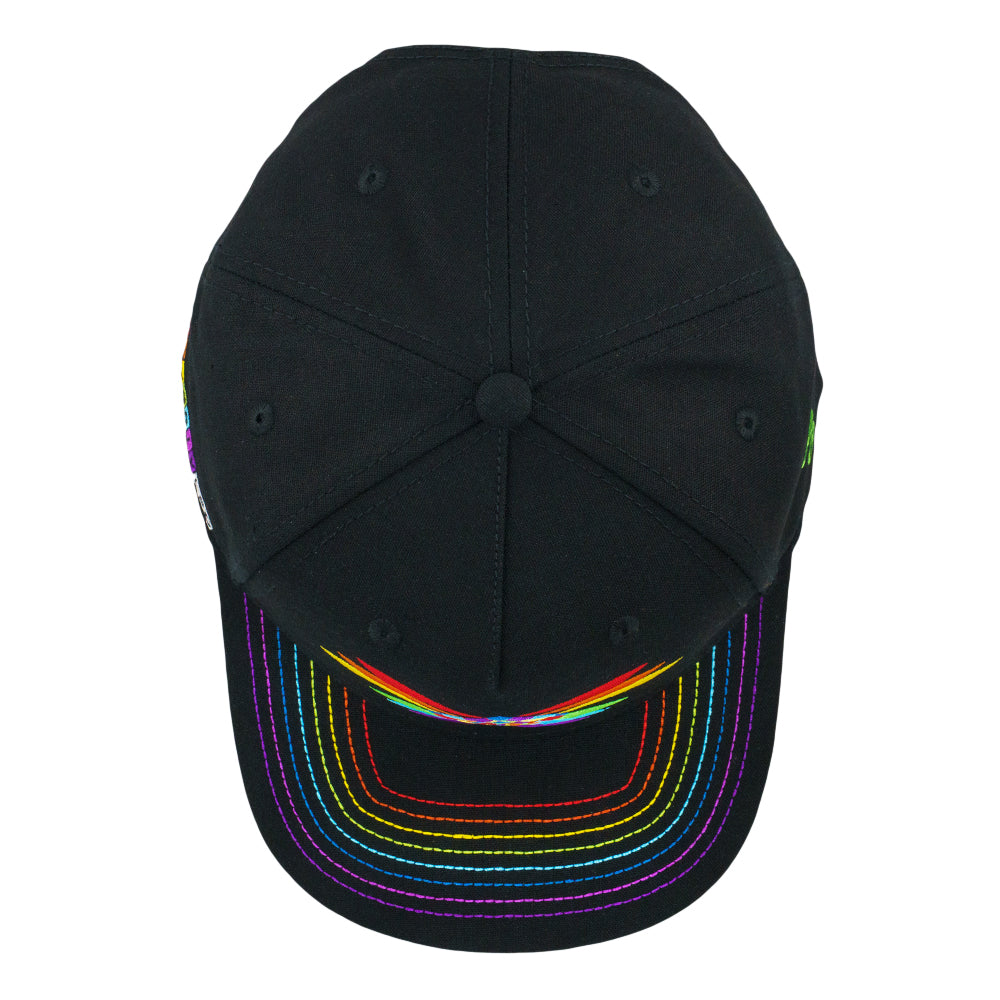 Saxton ROYGBIV Black 501 Snapback Hat