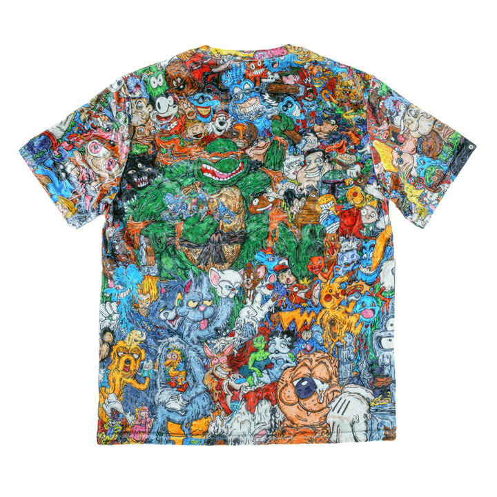 Vincent Gordon Cartoon Gumbo Crushed Velour T Shirt