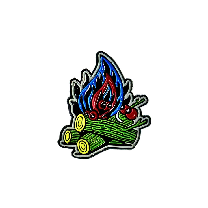 Killer Acid Get Lost Blue Campfire Pin