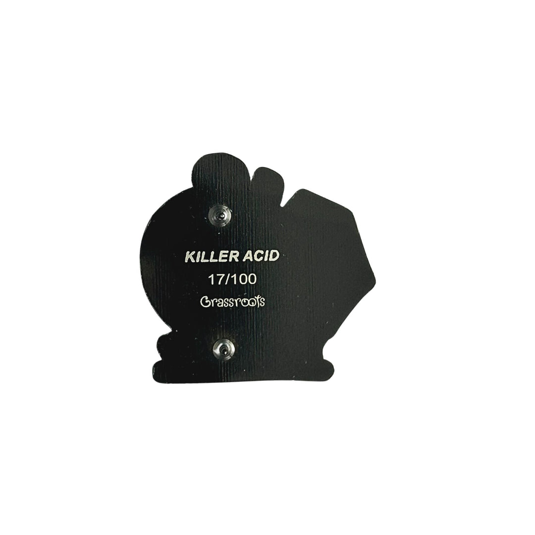 Killer Acid Get Lost Yellow Compass Pin