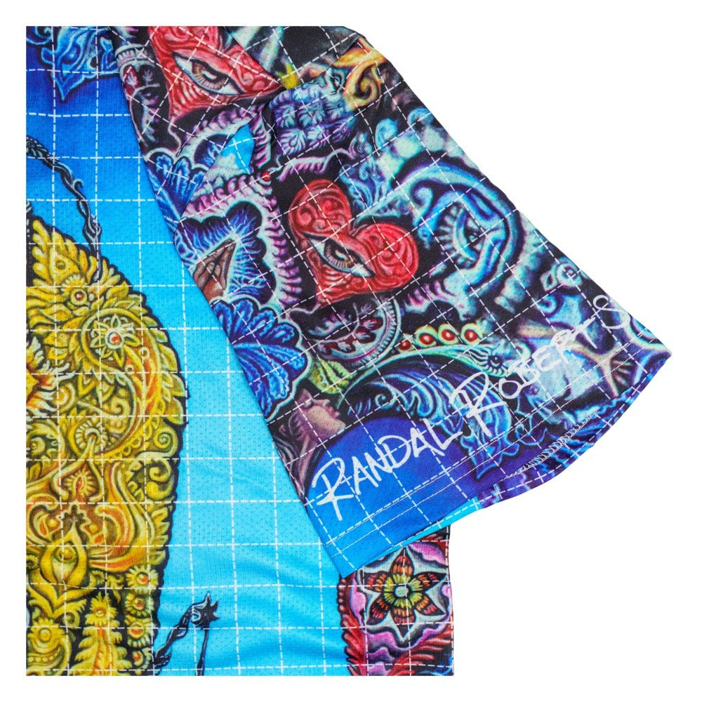 Randal Roberts Blotter Homer Blue T Shirt